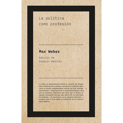 La política como profesión