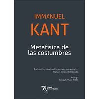 Metafísica de las costumbres