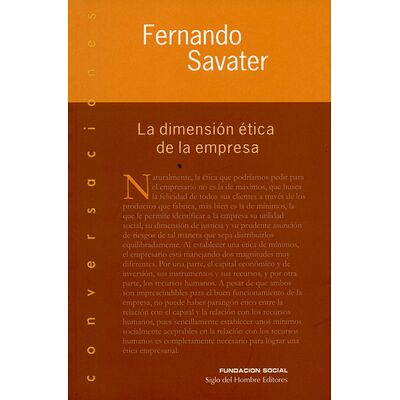 La dimensión ética de la...