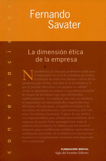La dimensión ética de la...
