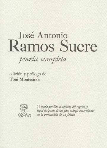 José Antonio Ramos Sucre....