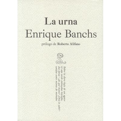 Enrique Banchs. La urna