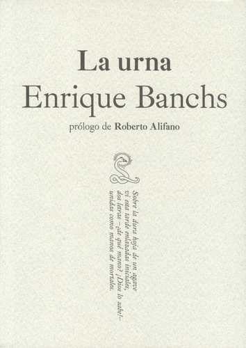 Enrique Banchs. La urna