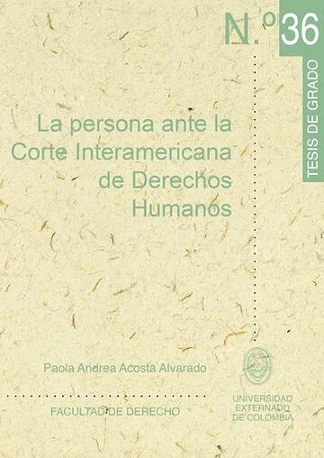 La persona ante la Corte...