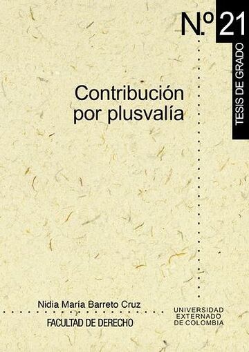 Contribución por plusvalía