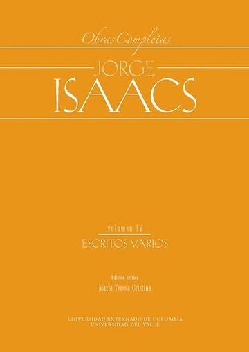 Jorge Isaacs. Obras...