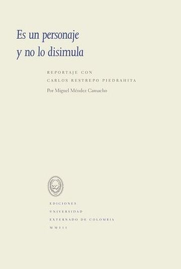Es un personaje y no lo...