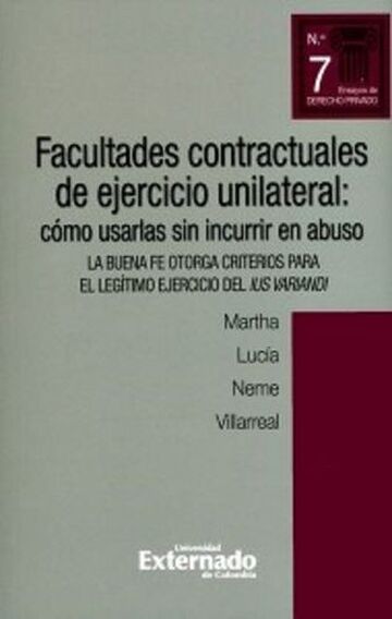 Facultades contractuales de...