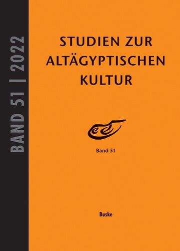 Studien zur Altägyptischen...