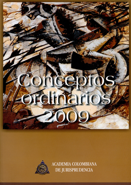 Portada de CONCEPTOS ORDINARIOS 2009