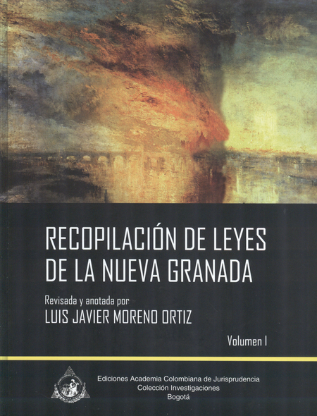 Portada de RECOPILACION DE LEYES (3 VOLUMENES) DE LA NUEVA GRANADA