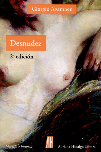 Portada de DESNUDEZ de AGAMBEN, Giorgio