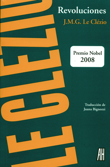 Portada de REVOLUCIONES de LE CLEZIO, J.m.g.