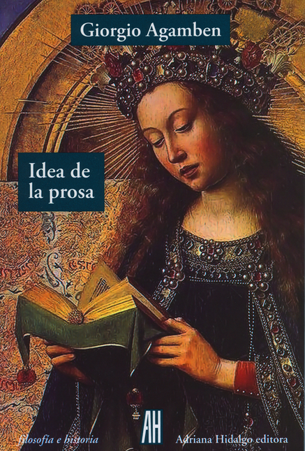 Portada de IDEA DE LA PROSA de AGAMBEN, Giorgio