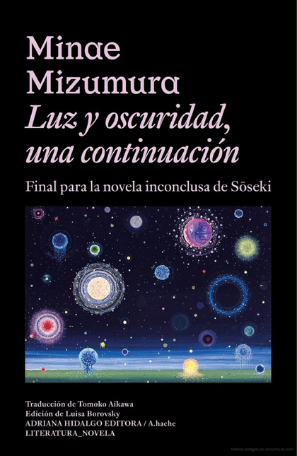 Portada de LUZ Y OSCURIDAD UNA CONTINUACION FINAL PARA LA NOVELA INCONCLUSA DE SOSEKI