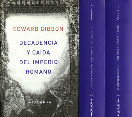 Portada de DECADENCIA Y CAIDA (2 VOLUMENES) DEL IMPERIO ROMANO