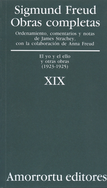 Portada de SIGMUND FREUD XIX. EL YO Y EL ELLO Y OTRAS OBRAS (1923-1925)