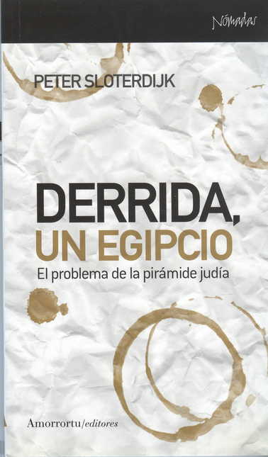 Portada de DERRIDA UN EGIPCIO. EL PROBLEMA DE LA PIRAMIDE JUDIA