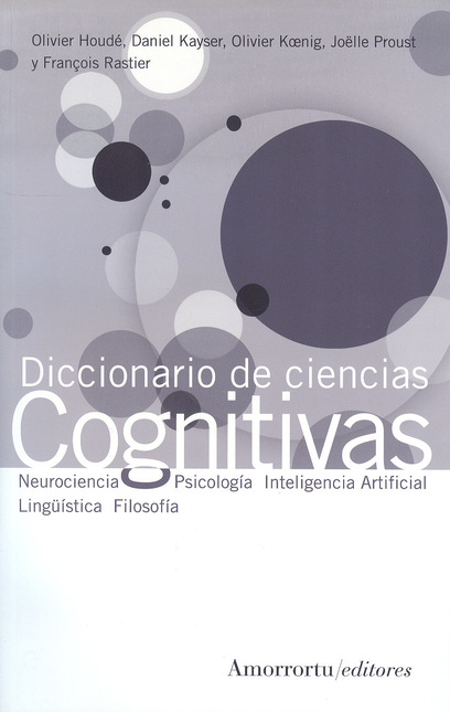 Portada de DICCIONARIO DE CIENCIAS COGNITIVAS