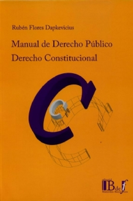 Portada de DERECHO CONSTITUCIONAL MANUAL DE DERECHO PUBLICO TOMO I