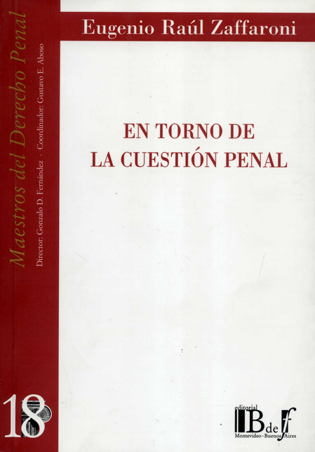 Portada de EN TORNO DE LA CUESTION PENAL