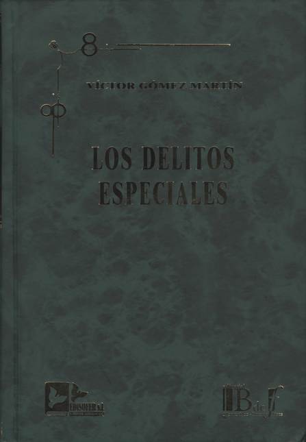 Portada de DELITOS ESPECIALES, LOS de GÓMEZ MARTÍN, Víctor