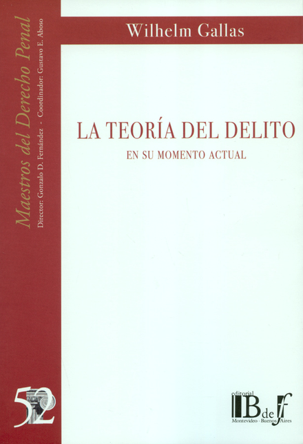 Portada de TEORIA DEL DELITO EN SU MOMENTO ACTUAL, LA