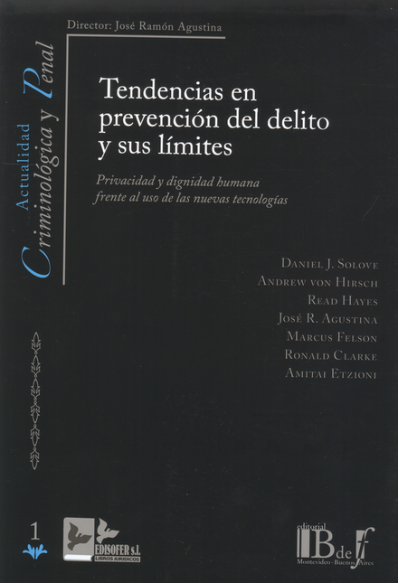 Portada de TENDENCIAS EN PREVENCION DEL DELITO Y SUS LIMITES