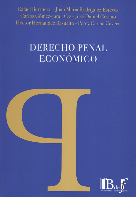 Portada de DERECHO PENAL ECONOMICO