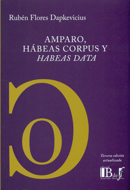 Portada de AMPARO HABEAS CORPUS (3ª ED) Y HABEAS DATA