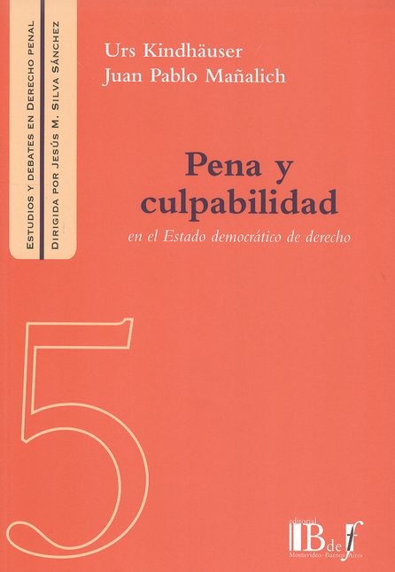 Portada de PENA Y CULPABILIDAD EN EL ESTADO DEMOCRATICO DE DERECHO