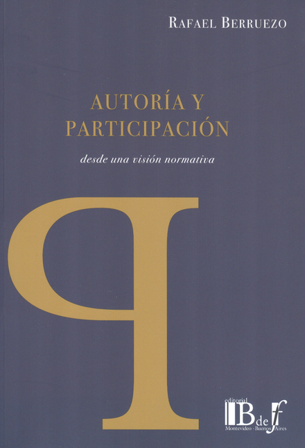 Portada de AUTORIA Y PARTICIPACION DESDE UNA VISION NORMATIVA