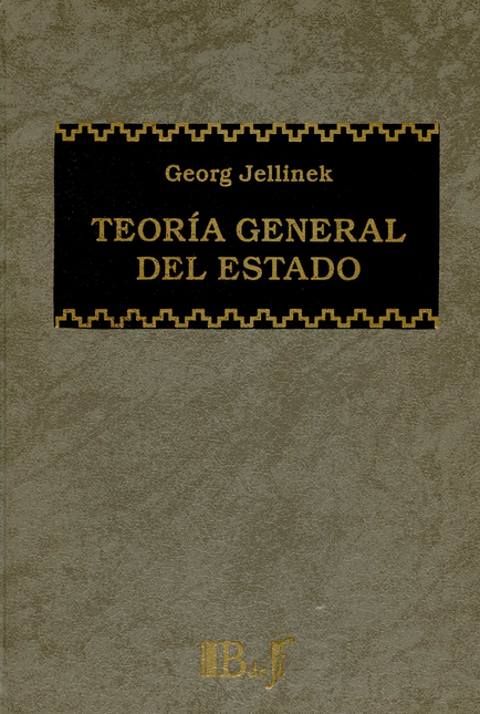Portada de TEORIA GENERAL DEL ESTADO