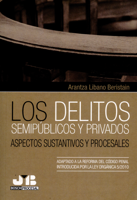 Portada de DELITOS SEMIPUBLICOS Y PRIVADOS ASPECTOS SUSTANTIVOS Y PROCESALES, LOS