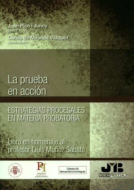 Portada de PRUEBA EN ACCION. ESTRATEGIAS PROCESALES EN MATERIA PROBATORIA, LA