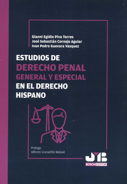 Portada de ESTUDIOS DE DERECHO PENAL GENERAL Y ESPECIAL EN EL DERECHO HISPANO