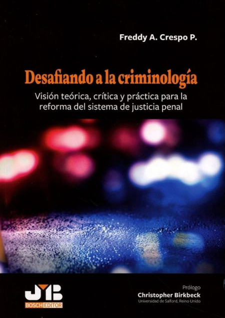 Portada de DESAFIANDO A LA CRIMINOLOGIA VISION TEORICA CRITICA Y PRACTICA PARA LA REFORMA DEL SISTEMA DE JUSTICIA PENAL