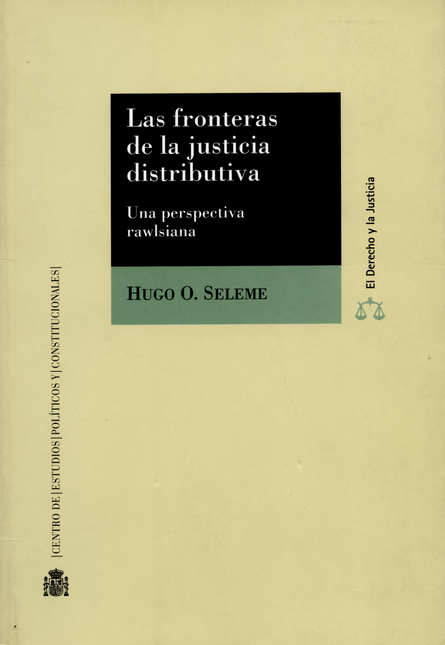 Portada de FRONTERAS DE LA JUSTICIA DISTRIBUTIVA
