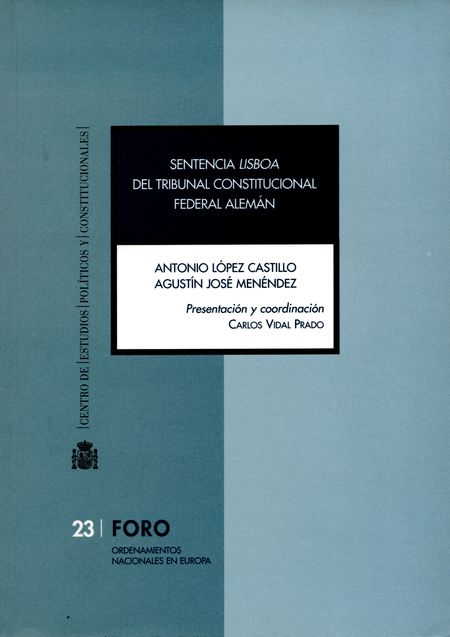 Portada de SENTENCIA LISBOA DEL TRIBUNAL CONSTITUCIONAL FEDERAL ALEMAN