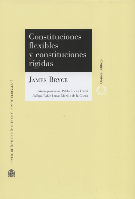 Portada de CONSTITUCIONES FLEXIBLES Y CONSTITUCIONES RIGIDAS