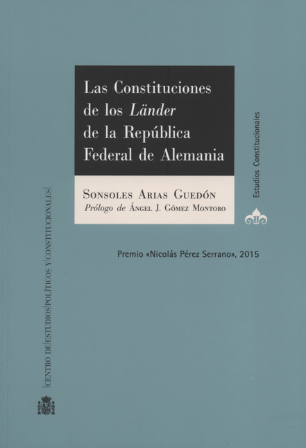 Portada de CONSTITUCIONES DE LOS LANDER DE LA REPUBLICA FEDERAL DE ALEMANIA