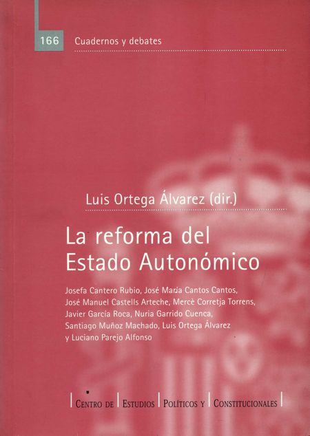 Portada de REFORMA DEL ESTADO AUTONOMICO, LA