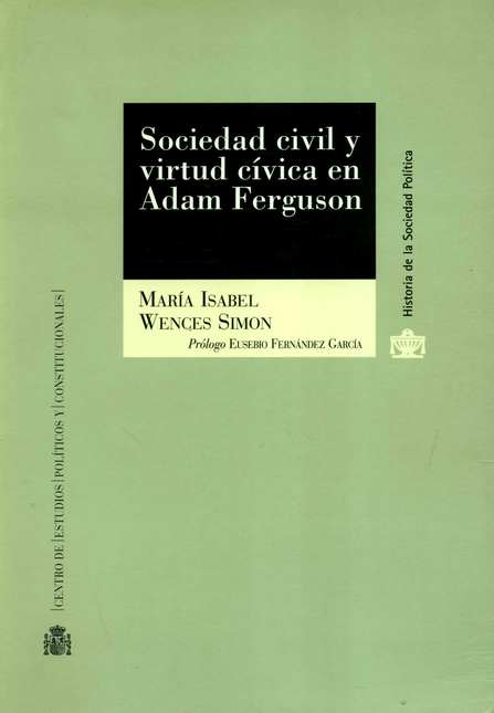 Portada de SOCIEDAD CIVIL Y VIRTUD CIVICA EN ADAM FERGUSON