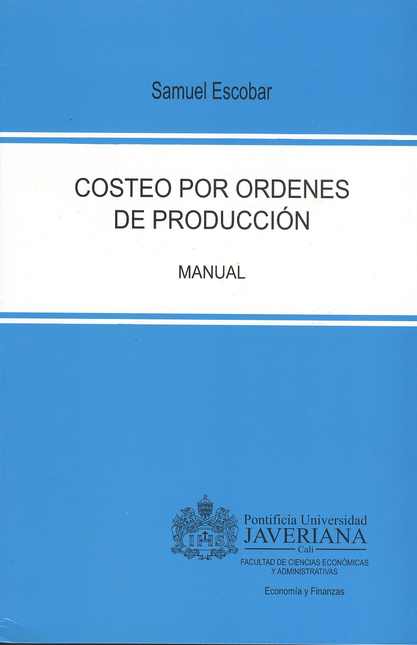 Portada de COSTEO POR ORDENES DE PRODUCCION