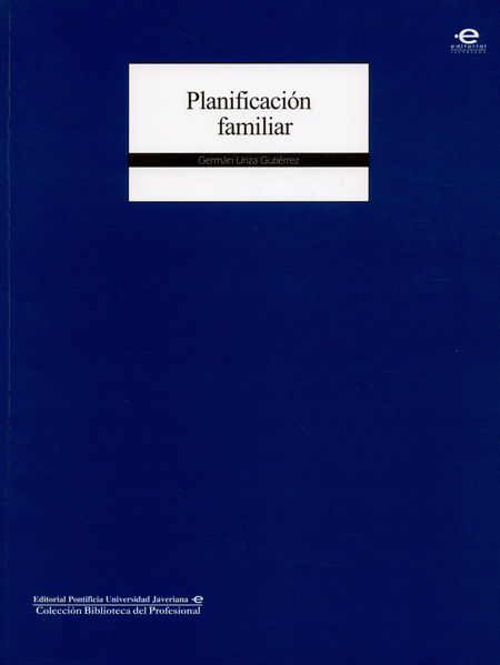 Portada de PLANIFICACION FAMILIAR