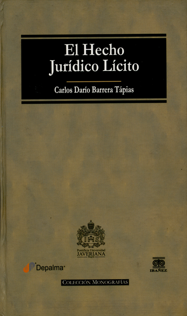 Portada de HECHO JURIDICO LICITO, EL