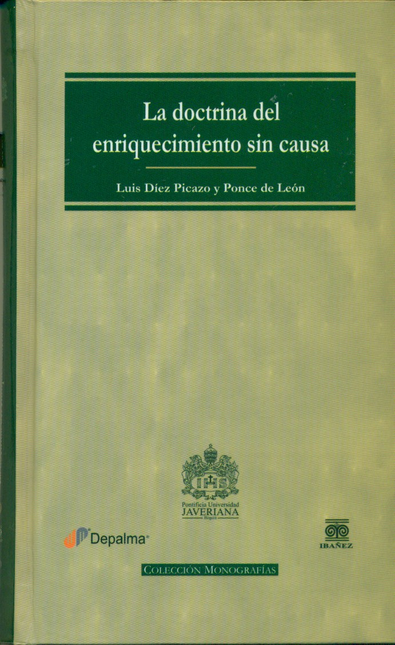 Portada de DOCTRINA DEL ENRIQUECIMIENTO SIN CAUSA, LA