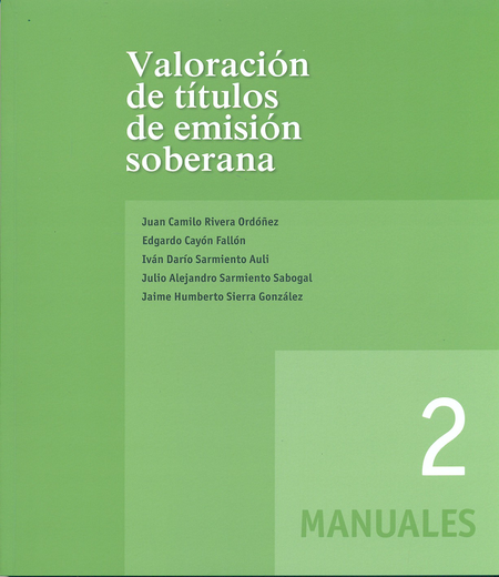 Portada de VALORACION DE TITULOS DE EMISION SOBERANA