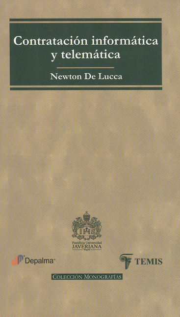 Portada de CONTRATACION INFORMATICA Y TELEMATICA de DE LUCCA, Newton