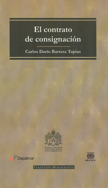 Portada de CONTRATO DE CONSIGNACION, EL